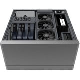 SilverStone Crown 04 HTPC behuizing Donkergrijs | 4x USB-A | 1x USB-C