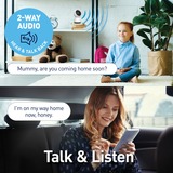 Swann EVO​ 2K Pan & Tilt Indoor Wi-Fi Camera Wit/zwart