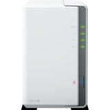 Synology DiskStation DS223j incl. 2x WD Red Plus 4 TB harde schijf nas Wit, 2x USB 3.2 Gen 1
