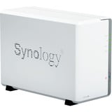 Synology DiskStation DS223j incl. 2x WD Red Plus 4 TB harde schijf nas Wit, 2x USB 3.2 Gen 1