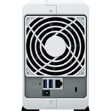 Synology DiskStation DS223j incl. 2x WD Red Plus 4 TB harde schijf nas Wit, 2x USB 3.2 Gen 1