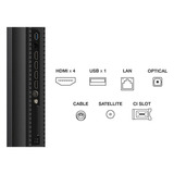 TCL MQLED85K Premium QD-MiniLED TV 50" 4K Ultra HD Zwart, 4x HDMI, USB-A, LAN, WiFi 5, BlueTooth 5.4