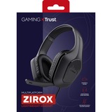 Trust GXT 415 Zirox Lightweight Gaming headset over-ear  Zwart, PC, laptop en consoles
