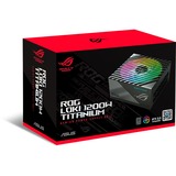 ASUS ROG Loki SFX-L Titanium modulaire 1200 watt voeding  Wit, 1x 12V-2x6, 4x PCIe