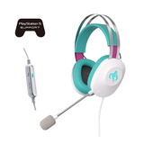 ASUS TUF Gaming H1 Gen II Hatsune Miku Edition over-ear gaming headset Wit/turquoise, Pc, PlayStation 4, PlayStation 5