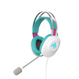 ASUS TUF Gaming H1 Gen II Hatsune Miku Edition over-ear gaming headset Wit/turquoise, Pc, PlayStation 4, PlayStation 5