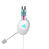 ASUS TUF Gaming H1 Gen II Hatsune Miku Edition over-ear gaming headset Wit/turquoise, Pc, PlayStation 4, PlayStation 5