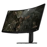 Alienware AW3426DWM 34" Curved UltraWide gaming monitor Zwart, 2x HDMI, 1x DisplayPort, USB, 240 Hz