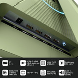 Arozzi Nova 27" gaming monitor Groen, 2x DisplayPort, 2x HDMI, Audio, Adaptive Sync, 260 Hz