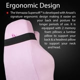 Arozzi Vernazza Supersoft Fabric - Pink gamestoel Roze