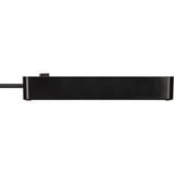 Brennenstuhl Ecolor 4-voudige stekkerdoos met 2 USB-laadaansluitingen stekkerdoos Zwart, 2x USB-C