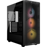 Corsair 3200D RS ARGB Smoke midi tower behuizing Donkergrijs | 1x USB-A | 1x USB-C | RGB | Tempered Glass