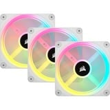 Corsair iCUE LINK QX120 RGB Starterskit case fans Wit, 3 stuks, 120 x 120 x 25 mm, PWM