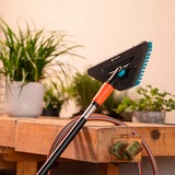 GARDENA Cleansystem steelborstel Hard Flex, borstel voor grotere, harde vlakken wasborstel Grijs/turquoise, 18814-20