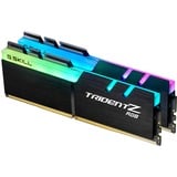G.Skill 32 GB DDR4-3200 (2x 16 GB) Kit werkgeheugen Zwart, F4-3200C16D-32GTZRX, Trident Z RGB, XMP