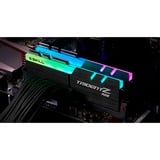 G.Skill 32 GB DDR4-3200 (2x 16 GB) Kit werkgeheugen Zwart, F4-3200C16D-32GTZRX, Trident Z RGB, XMP