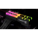 G.Skill 32 GB DDR4-3200 (2x 16 GB) Kit werkgeheugen Zwart, F4-3200C16D-32GTZRX, Trident Z RGB, XMP