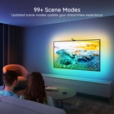 Govee H6199 DreamView T1 TV achtergrondverlichting sfeerverlichting 5 meter, RGBIC, Wifi, Bluetooth, voor 75 - 85 inch tv's