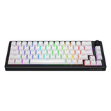 Hator Skyfall MAG Ultra 8K RGB mechanisch gaming toetsenbord Zwart, US lay-out (QWERTY), HATOR Aurum Ice, 65%, RGB, Double-shot PBT, Hot-swap