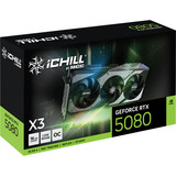 INNO3D GeForce RTX 5080 ICHILL X3 grafische kaart DLSS 4, 3x DisplayPort, 1x HDMI 2.1
