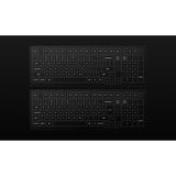 Keychron Cherry Profile Double - Shot PBT Full Set Keycaps - Black on White - Bow Wit, 218 stuks