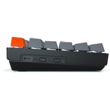 Keychron K8-G3, toetsenbord Grijs/grijs, US lay-out, Gateron Brown, white leds, TKL, ABS, hot swap, Bluetooth 5.1