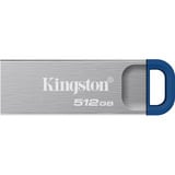 Kingston DataTraveler Kyson USB Flash Drive 512 GB usb-stick Zilver/blauw, USB-A 3.2 (5 Gbit/s)