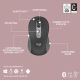 Logitech MK950 Signature Slim Wireless Keyboard en Muis Combo, desktopset Grafiet, US-International, 400 - 4000 DPI