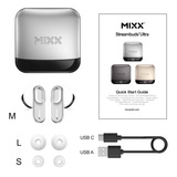 MIXX StreamBuds Ultra Mini True Wireless Earbuds  headset Zilver