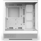 NZXT S5 RGB midi tower behuizing Wit | 2x USB-A | 1x USB-C | RGB | Tempered Glass