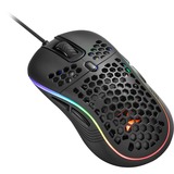 Sharkoon Light² S gaming muis Zwart, 600 - 6200 dpi, RGB leds