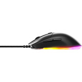 SteelSeries Rival 3 Gen 2 gaming muis Zwart, 8.500 dpi, RGB