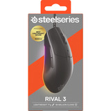 SteelSeries Rival 3 Gen 2 gaming muis Zwart, 8.500 dpi, RGB