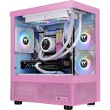 Thermaltake View 170 TG ARGB mini tower behuizing Roze | 2x USB-A | RGB | Tempered Glass