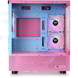 Thermaltake View 170 TG ARGB mini tower behuizing Roze | 2x USB-A | RGB | Tempered Glass