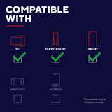 Trust GXT 832 Thado Draadloze set, desktopset Zwart, US lay-out, 80% (TKL), RGB, 800 - 6.400 dpi