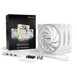 be quiet! Light Wings PWM high-speed case fan Wit, 3 stuks, incl. ARGB-hub, 4-pin PWM fan-connector