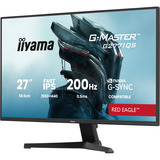 iiyama G-Master Red Eagle G2771QS-B1 27" gaming monitor Zwart, 200Hz, HDMI, DisplayPort, Audio, NVIDIA G-Sync