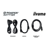 iiyama G-Master Red Eagle G2771QS-B1 27" gaming monitor Zwart, 200Hz, HDMI, DisplayPort, Audio, NVIDIA G-Sync