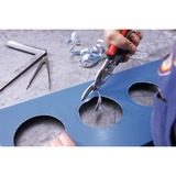 BESSEY Figuurschaar D16L plaatschaar Zwart/rood