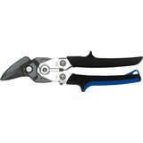 BESSEY Ideaalschaar D27A plaatschaar Zwart/blauw, Rechtsknippend