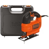 BLACK+DECKER Compacte Decoupeerzaag KS701EK Oranje/zwart, Incl. Koffer