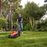 BLACK+DECKER Grasmaaier BEMW461BH-QS Oranje/zwart