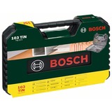 Bosch Bosch 103-teiliges V-Line Titanium-Bohre boor- en bitset Groen