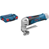 Bosch GSC 12V-13 Professional accuplaatschaar Blauw/zwart, Accu en oplader niet inbegrepen, incl. L-BOXX