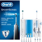 Braun Oral-B Smart 5000 + OxyJet monddouche  mondverzorging Wit/lichtblauw