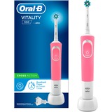Braun Oral-B Vitality 100 CrossAction elektrische tandenborstel Pink/wit