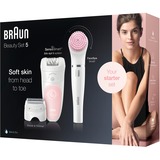 Braun Silk–épil Beautyset 5 epilator Wit/roze