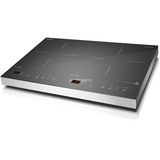 Caso S-Line 3500 kookplaat Zwart/geborsteld rvs
