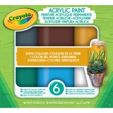 Crayola Acrylverf Aarde tinten - 6 stuks 